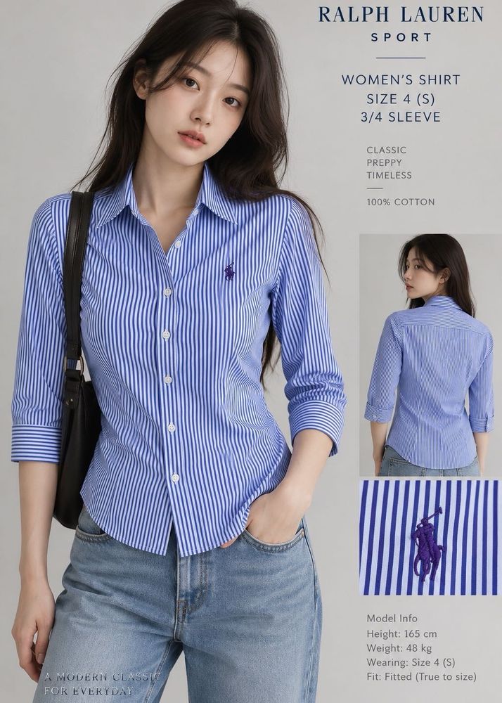 Ralph Lauren Striped Shirt Small