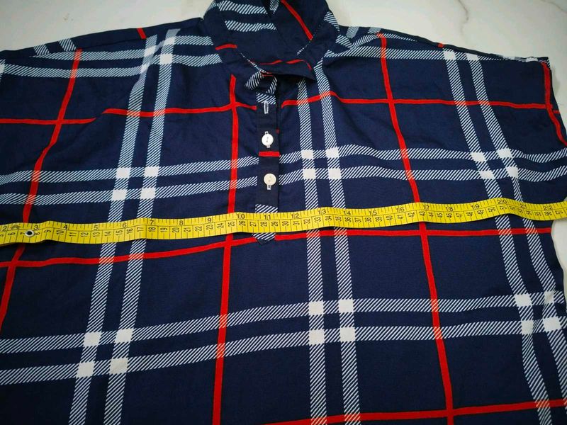 Classic Plaid Tunic Top