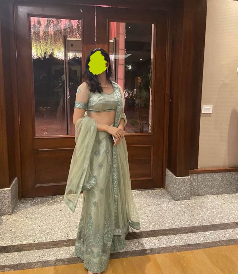 Sage Green Lehenga Choli
