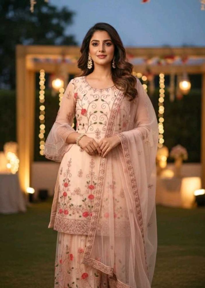 Elegant Embroidered Sarara Shuit