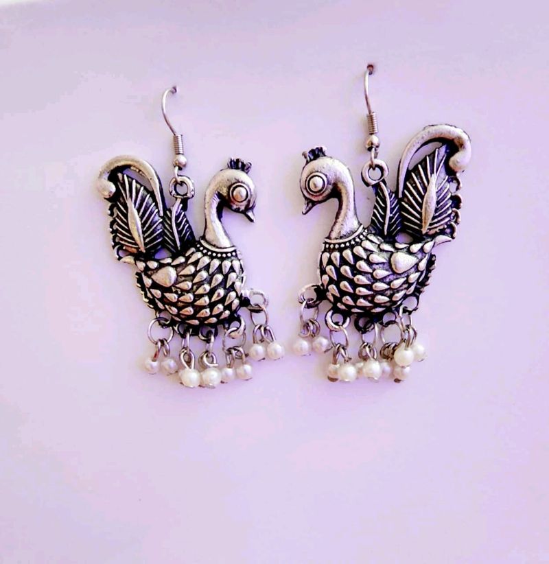 Birdy German oxidized earrings ✨️
