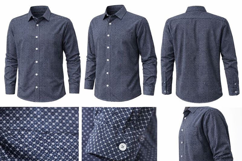 Design 6 Classic Long Sleeve Stiched Shirt