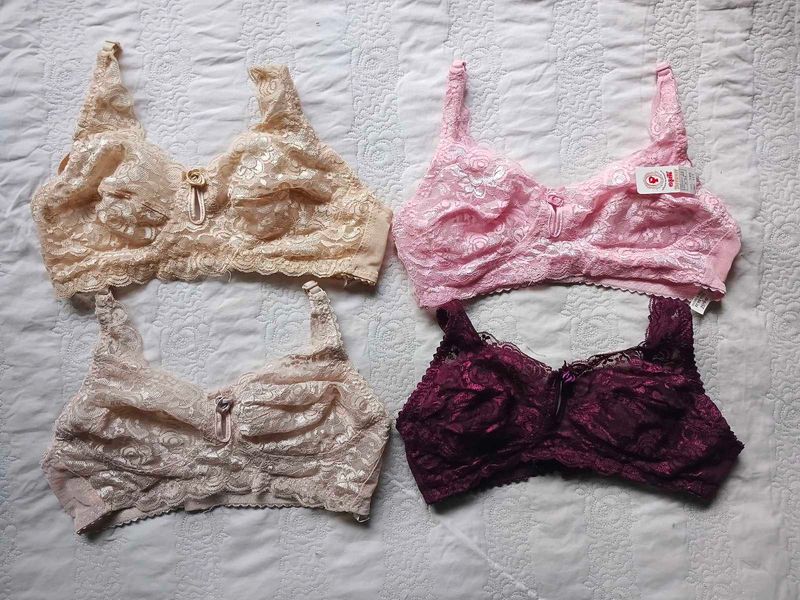 Non Padded Lace Bra