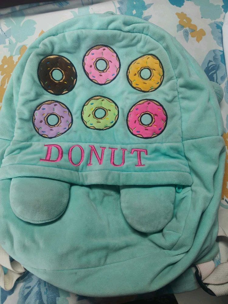 Cute Donut Plush Backpack