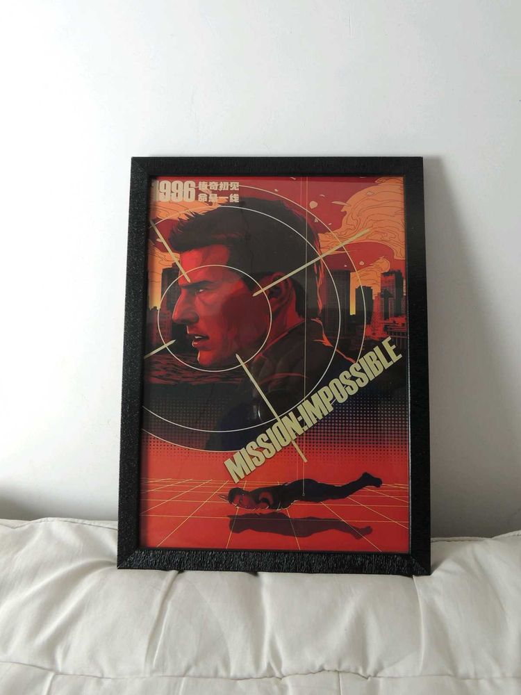 Mission Impossible A4 Framed Poster