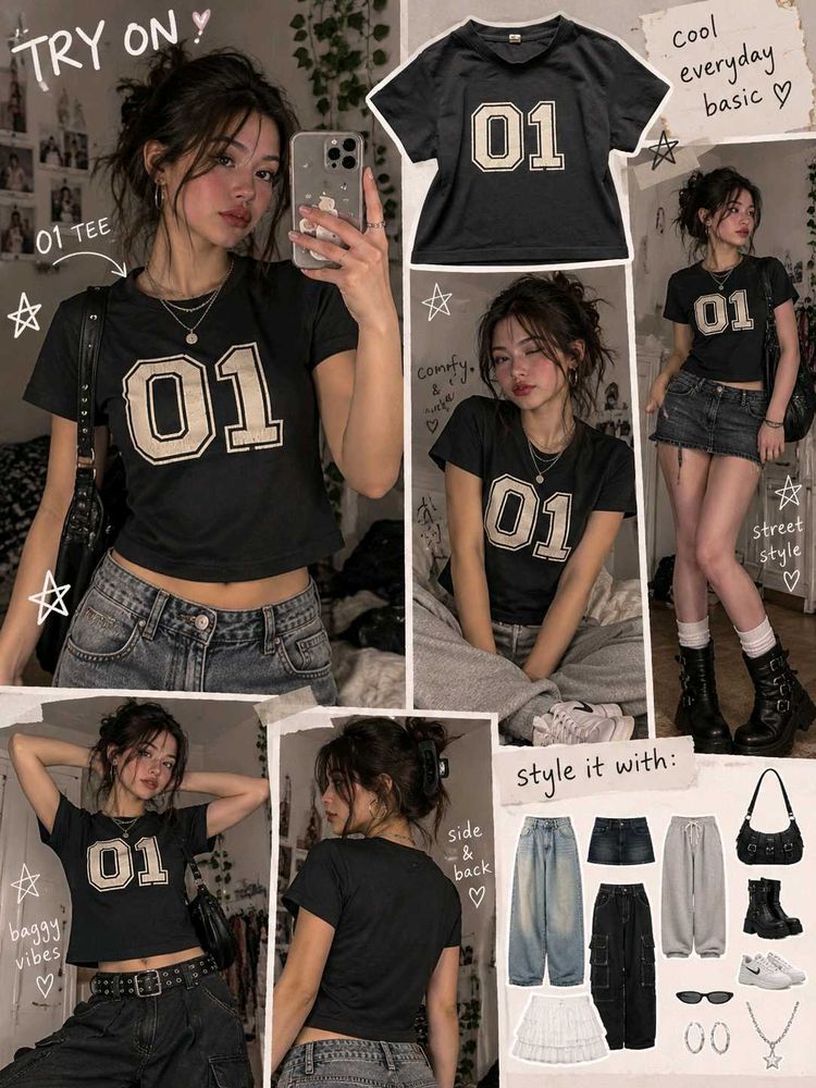 Y2K SNATCHED FITTED Cool Graphic T-Shirt