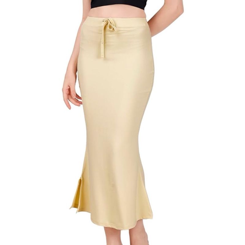 Elegant Beige Saree Petticoat