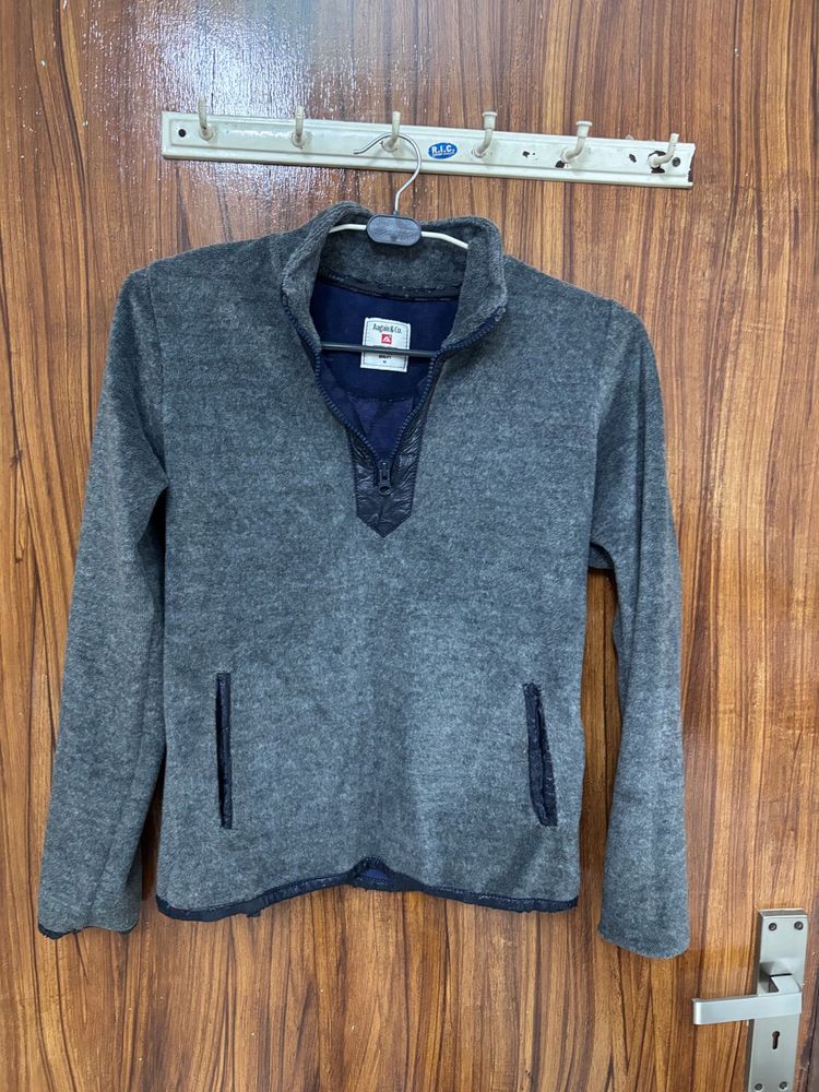 Grey Fleece Pullover