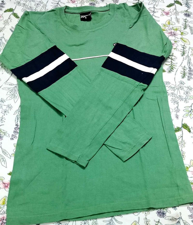 JOKER GREEN STRIPED T-SHIRT