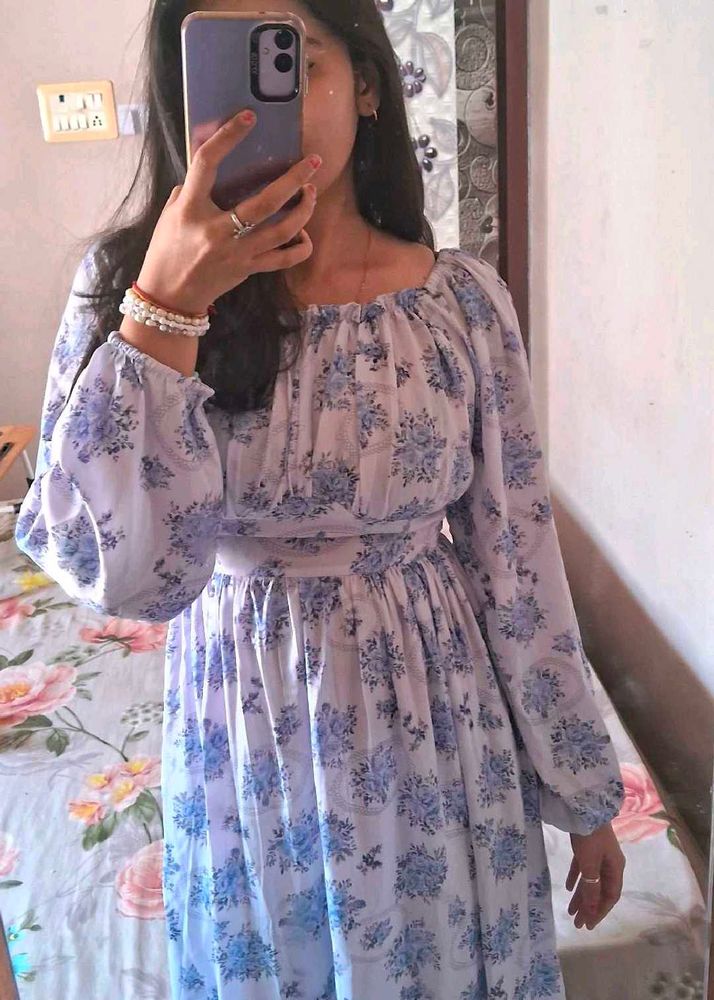 Floral Print Midi Dress