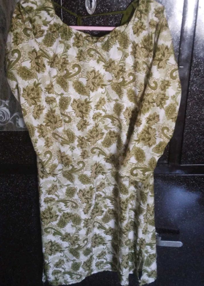 Floral Print Kurta