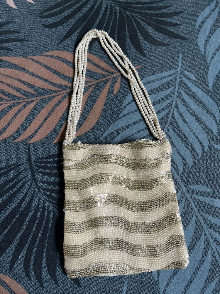 sequin pouch