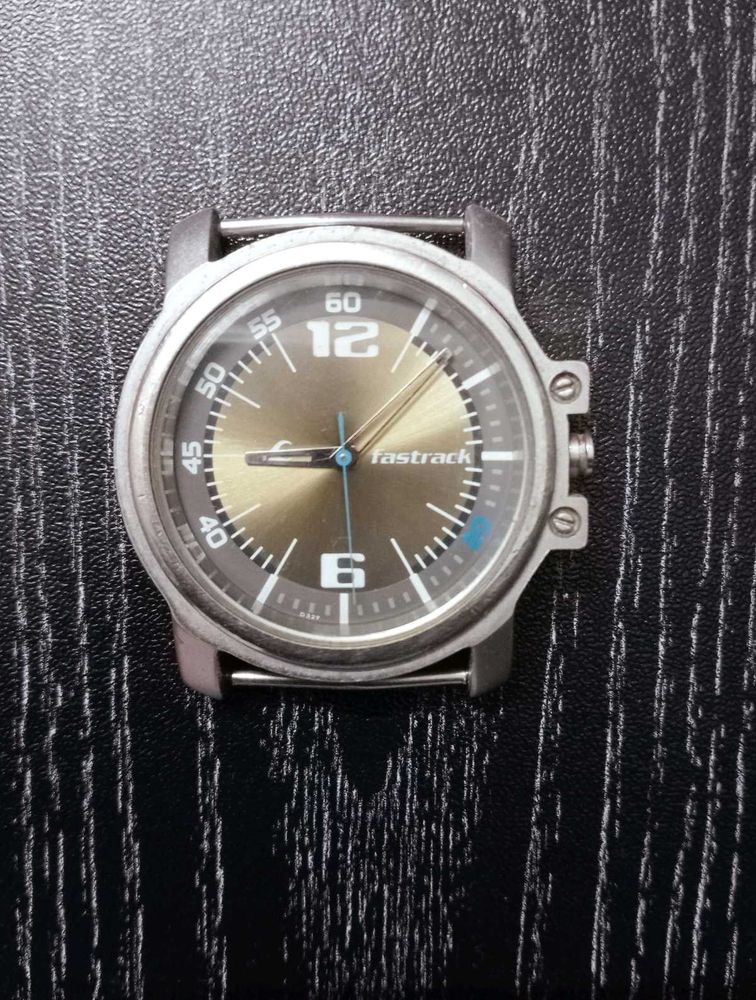 Fastrack Analog Brown And Grey Dial Mens Watch