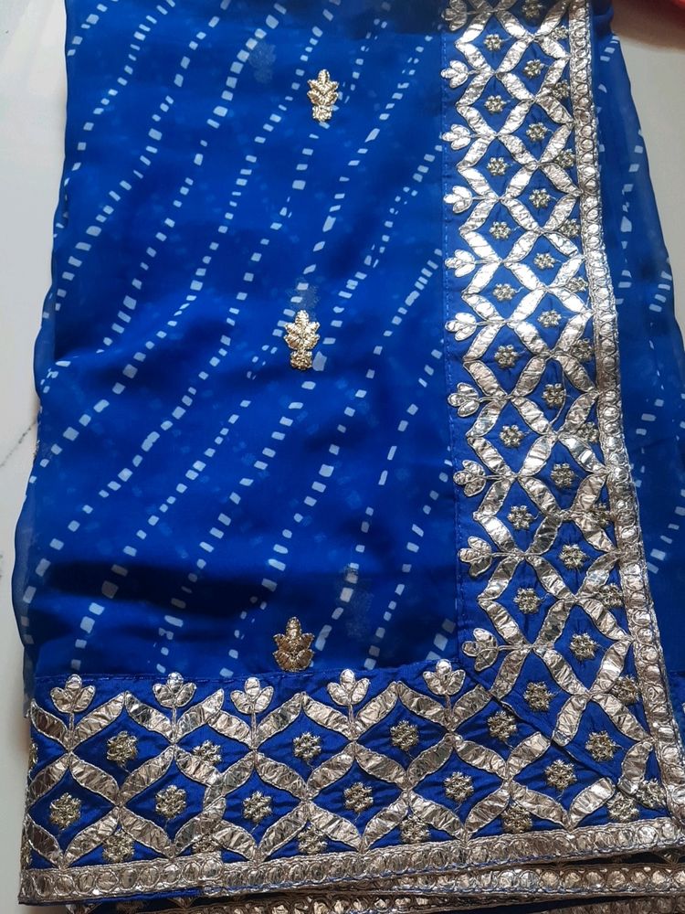 Gota Work Saree