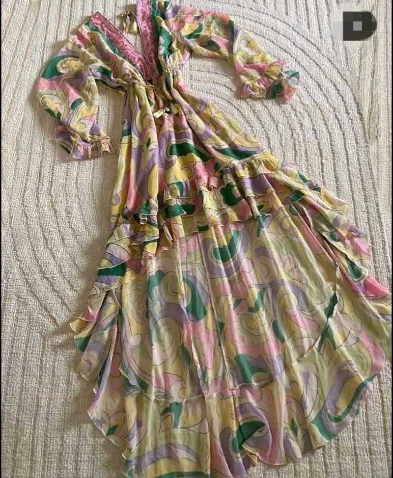 Boho Ruffle Maxi Dress