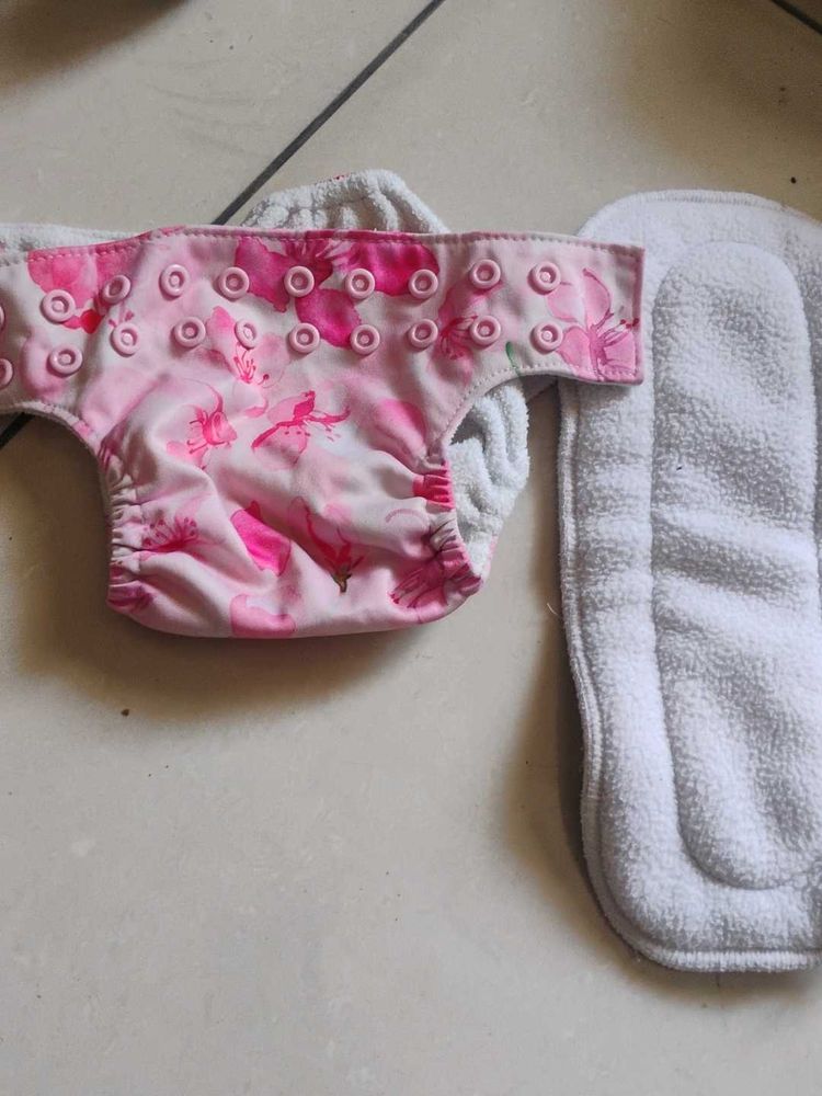 Cute Floral Reusable Diaper