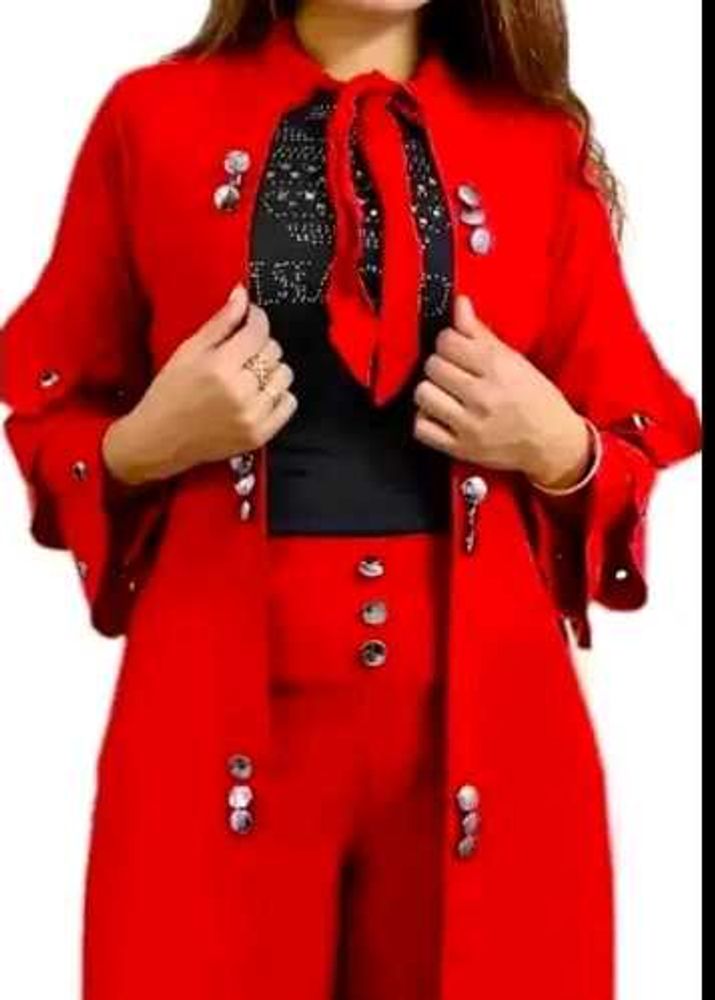 Two piece beautiful red jumpsuit 💋♥️