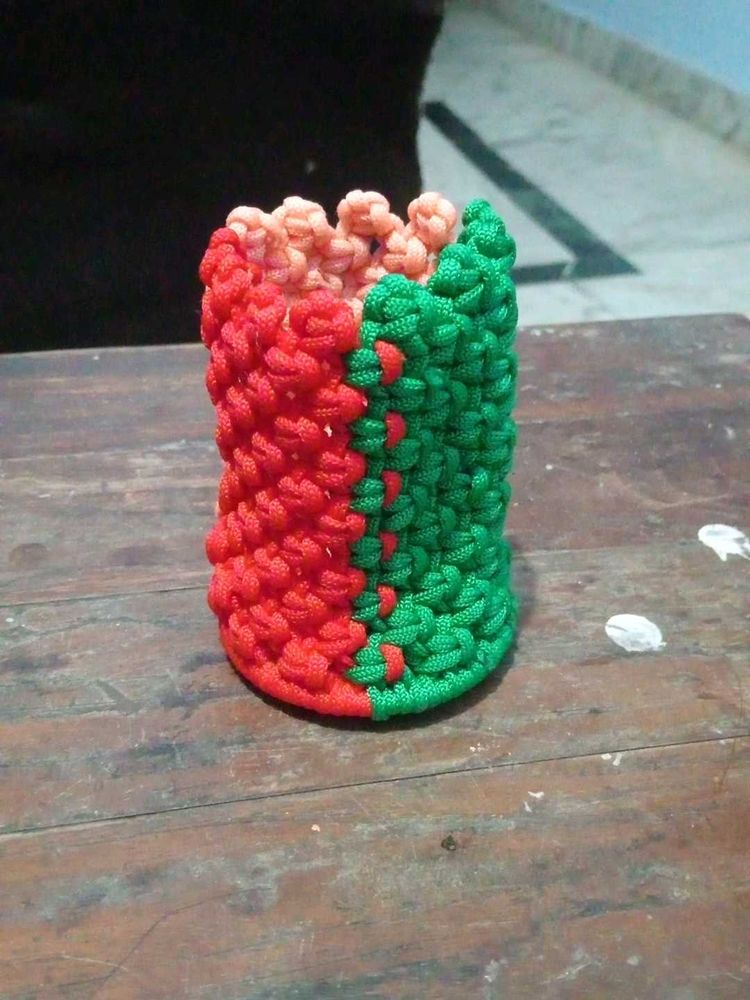 Handmade Macrame Pen/Planter Holder
