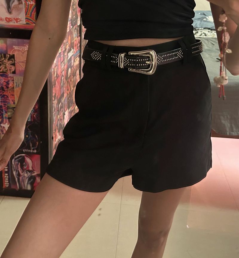 Black Formal Shorts