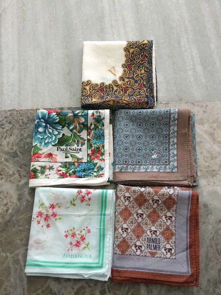 5 luxury pocket square or hanky