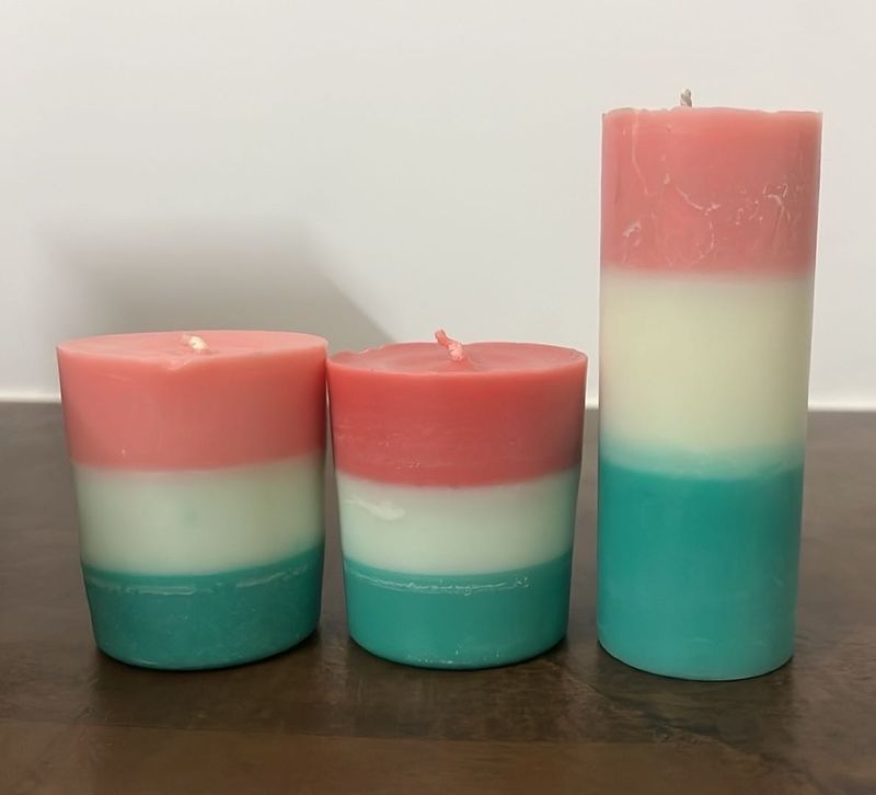 Set of 3 Tiered Candles