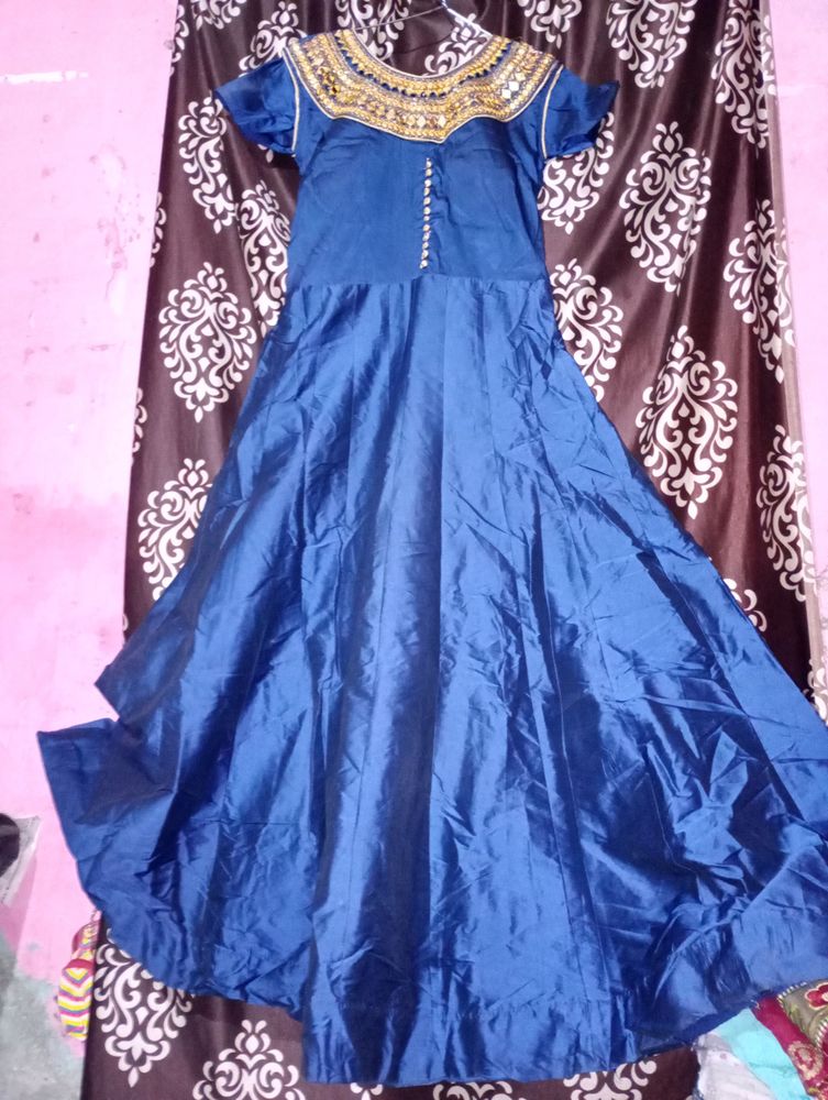 Full Set Anarkali Style Gown With Pajami&amp; Dupatta