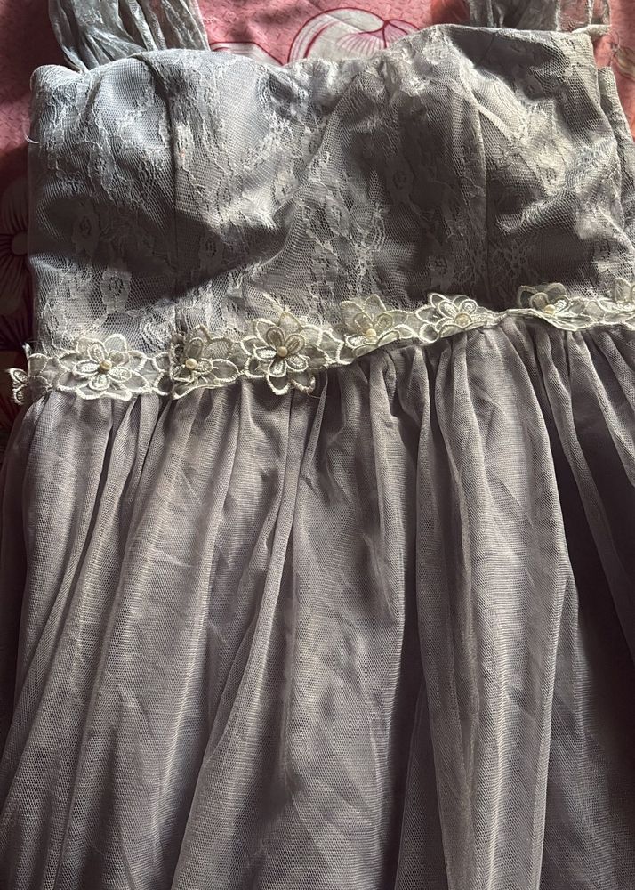 Elegant Lace &amp; Tulle Gown