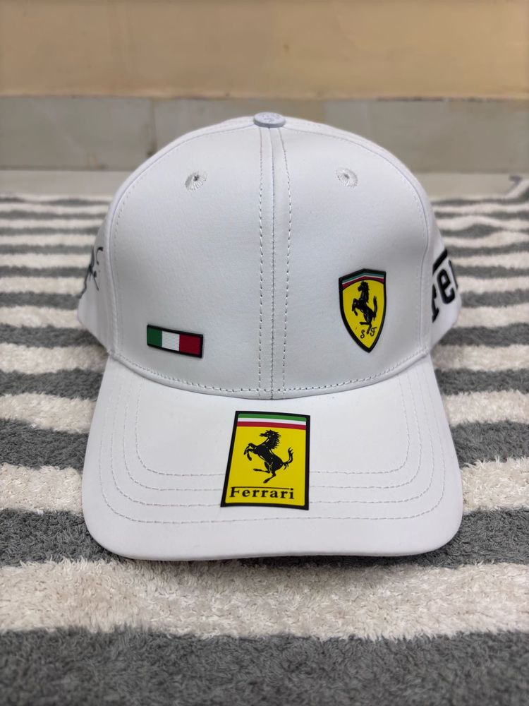 Ferrari Vintage Premium Unisex BB White Cap
