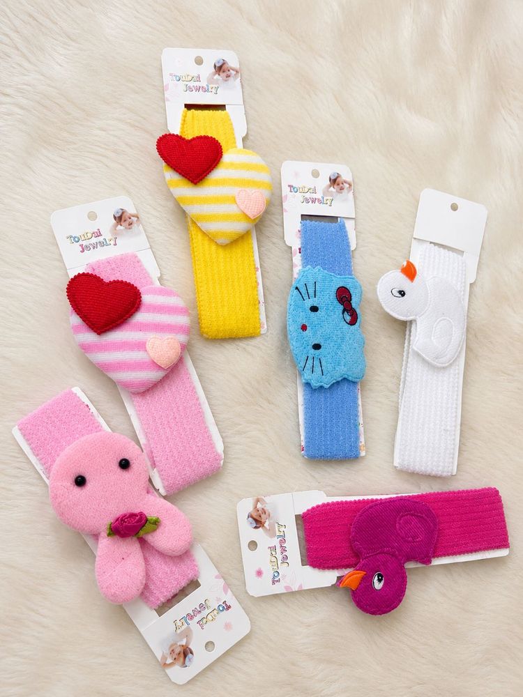 Adorable Baby Headbands - Set of 5