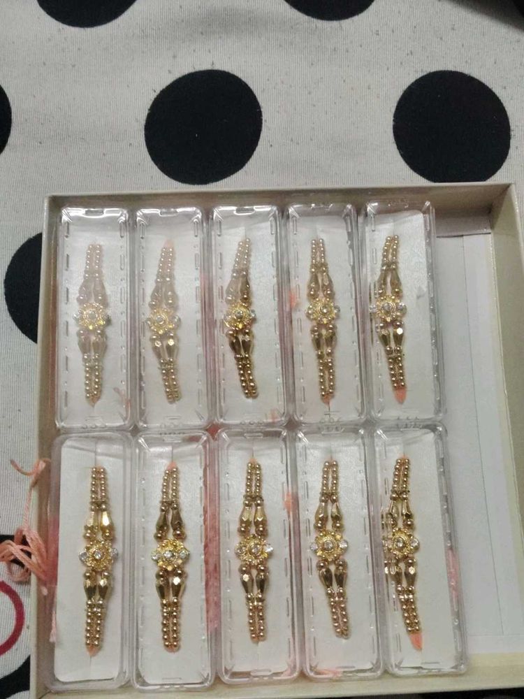Set of 10 Ethnic rakhi