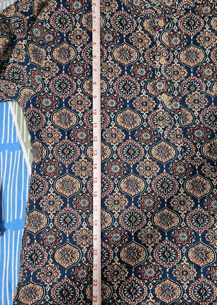 Boho Block Print Kurta Top