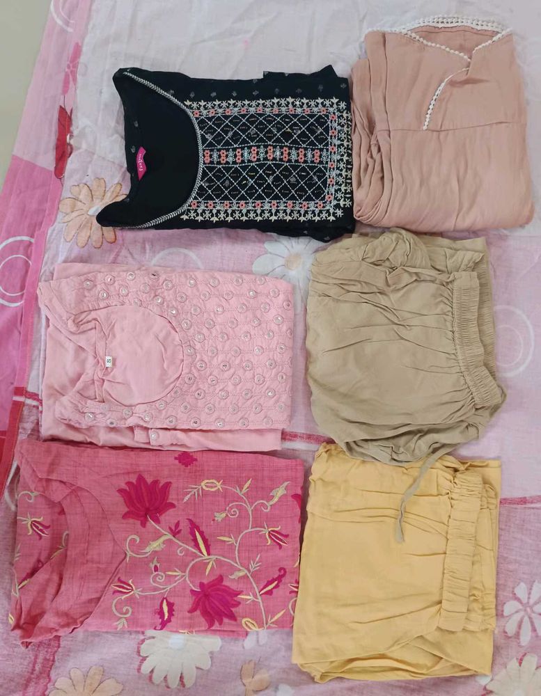 less used 3  Kurta Set