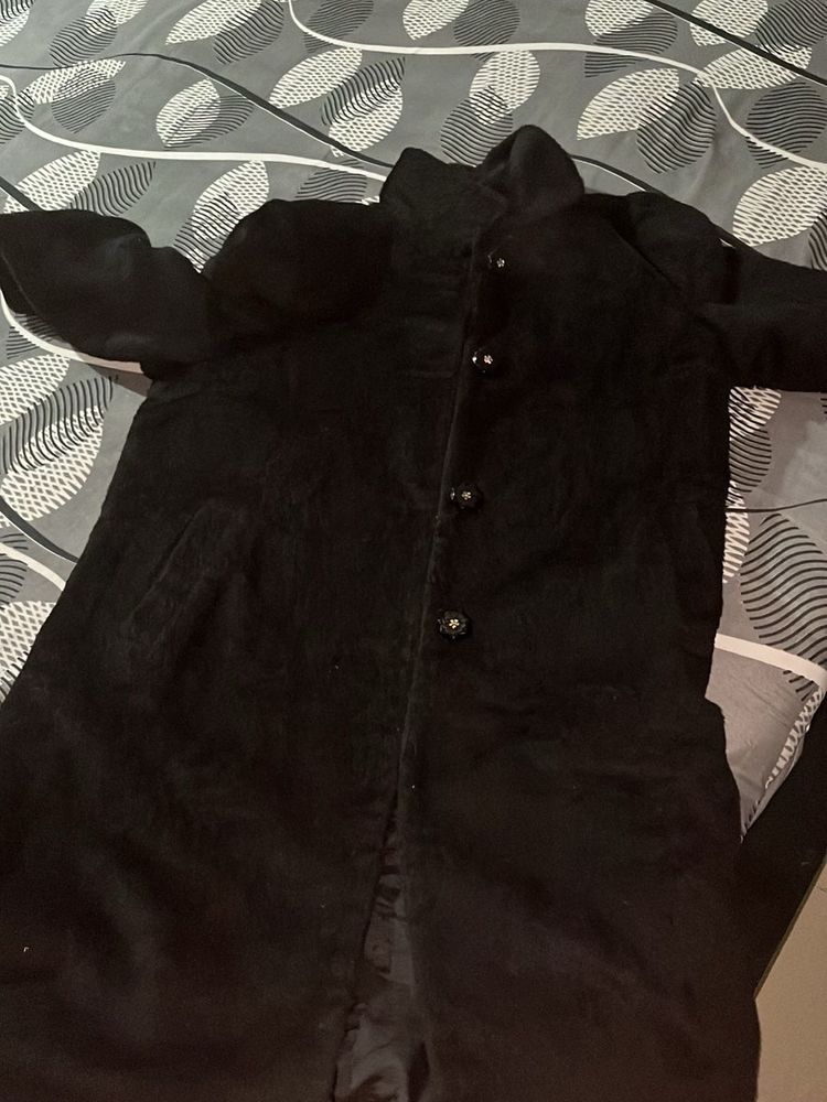 Elegant Black Overcoat