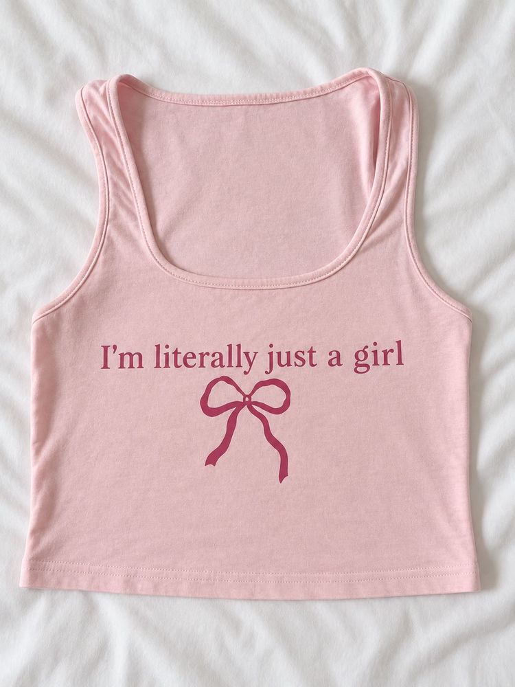 savana coquette pink crop tank top