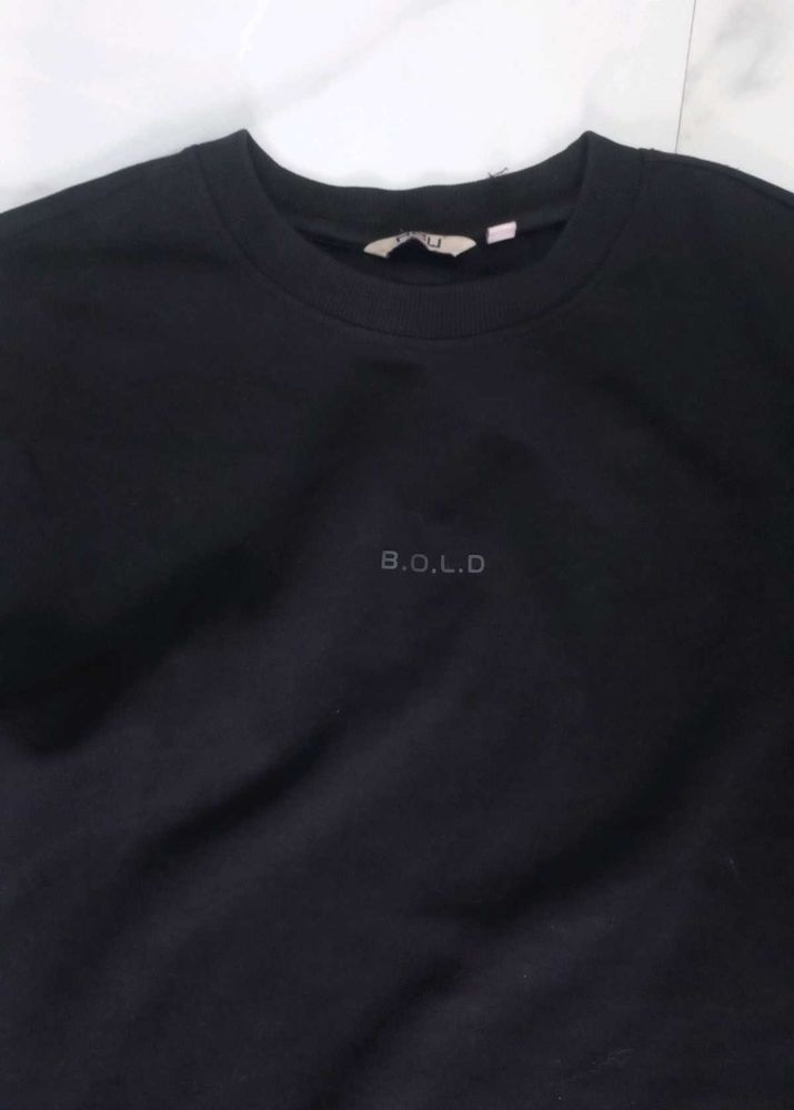 B.O.L.D Black Crewneck Sweatshirt