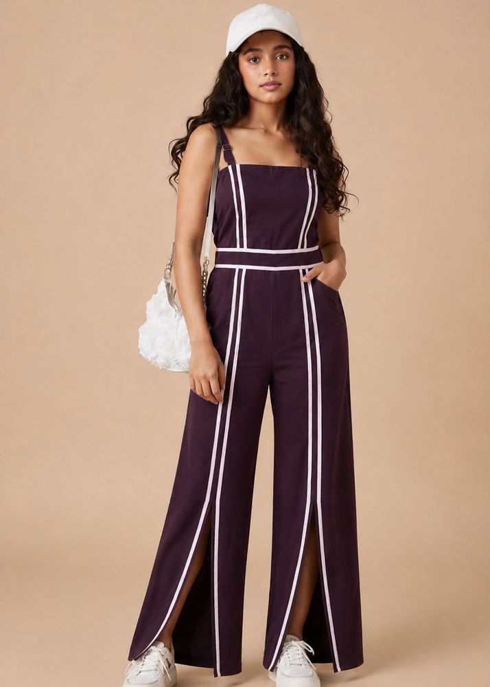 Stylish Jumpsuit with Side Slits