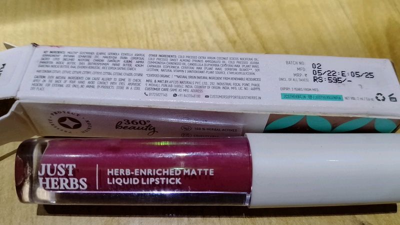 Just herbs |Herb-enriched Matte Liquid  Lipstick