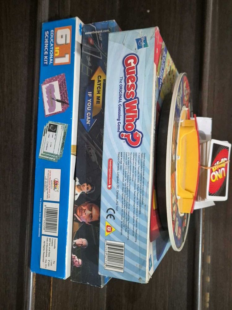Assorted Board Games Collection