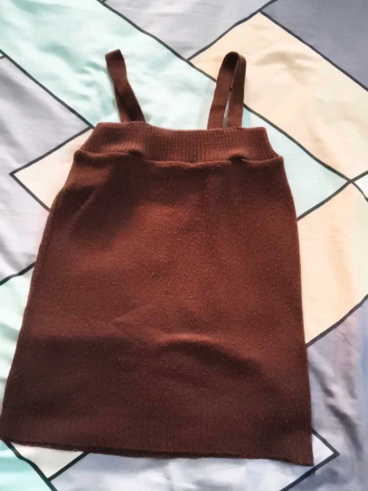 Brown Knit Jumper top