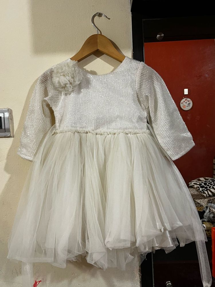 Sparkly White Party Dress