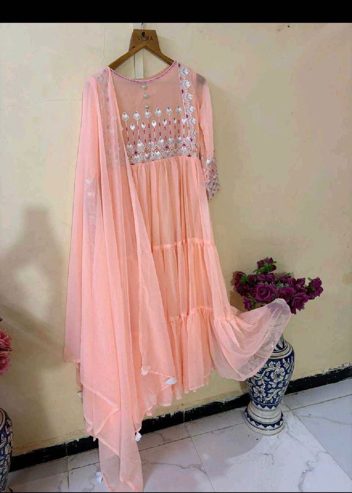 new Embroidered Ethnic Gown