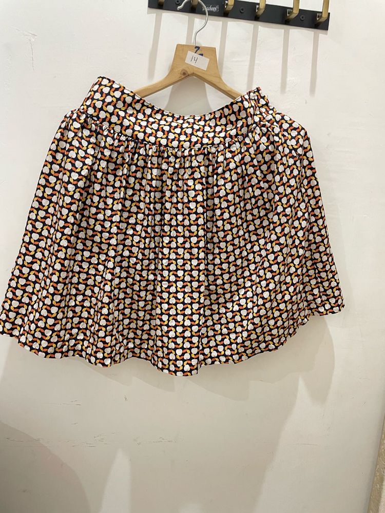 Chic Printed A-Line Skirt