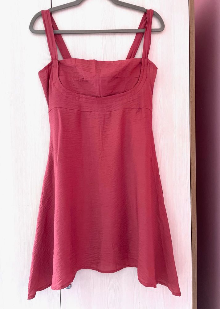 Cute Dusty Rose Sleeveless Mini