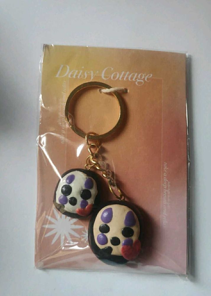Handmade Clay No-Face Studio Ghibli inspired Keych