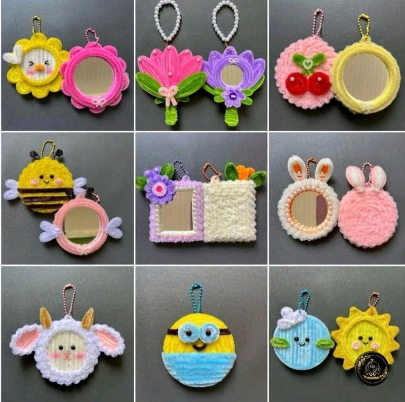 mirror key chain 🪞 any one