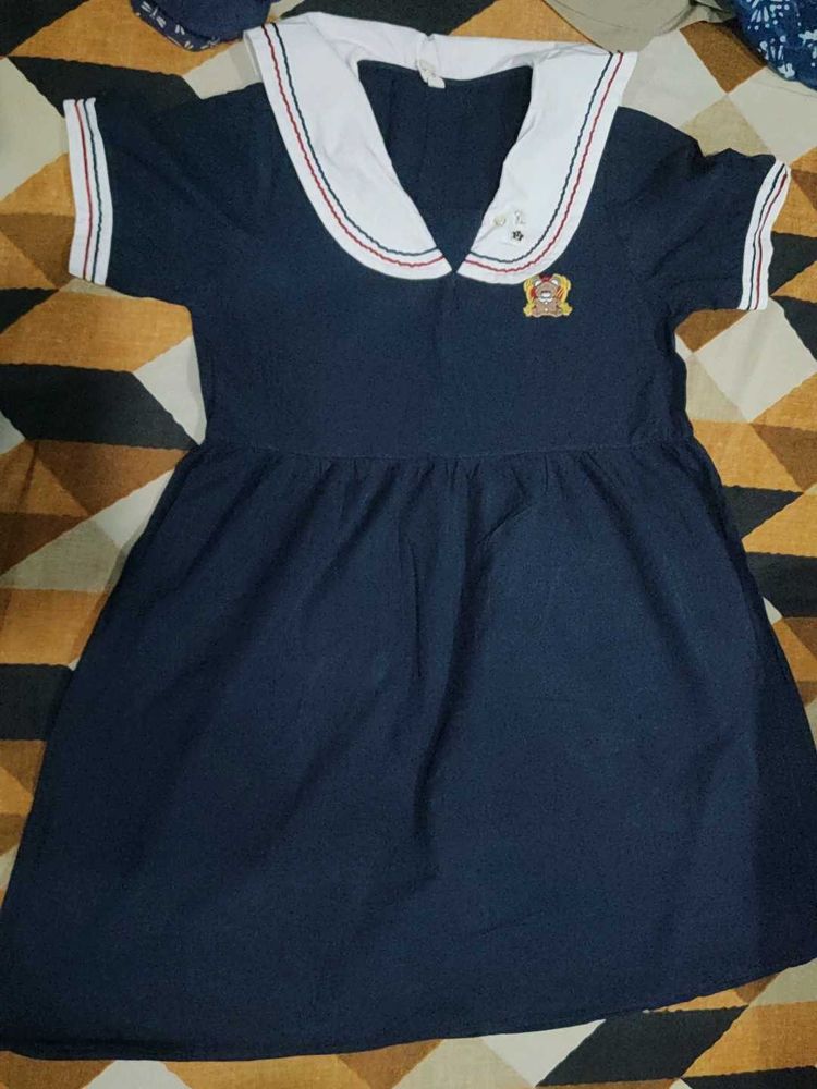 Navy Blue Sailor Dress