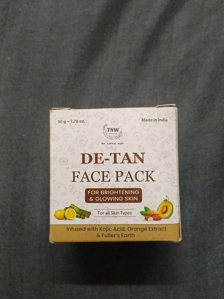 DE-Tan Face Pack for Glowing &amp; Radiant Skin
