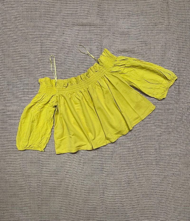 Zara Chic Off-Shoulder Top