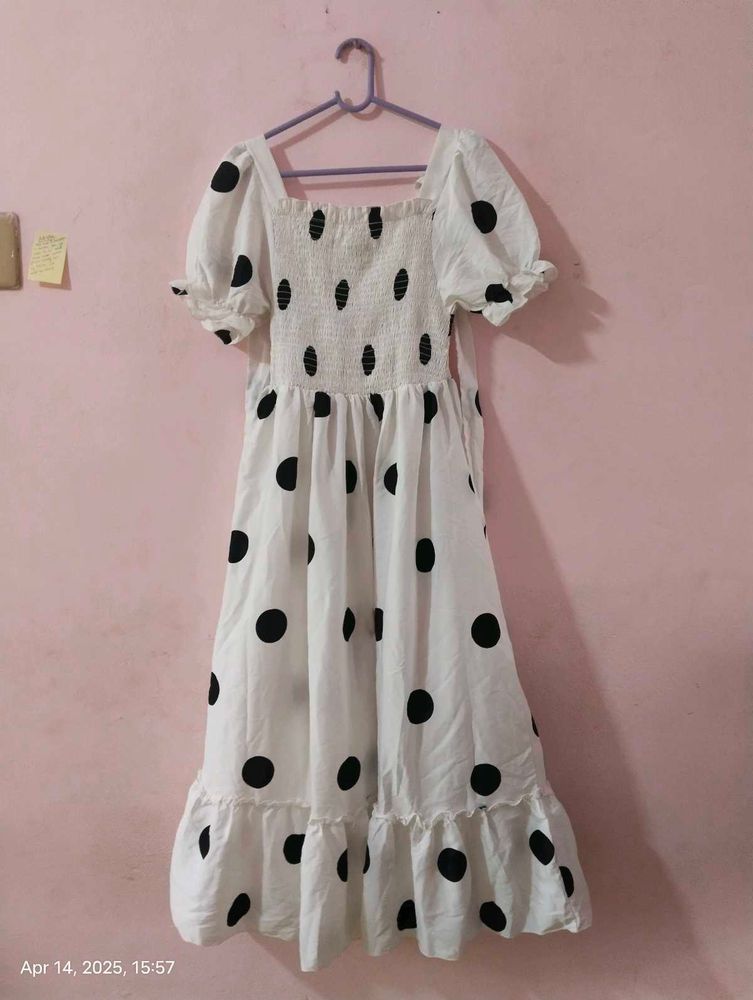 Black And White Girly Dress