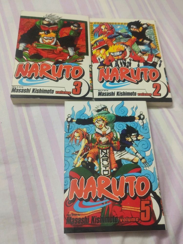 3 Naruto Books